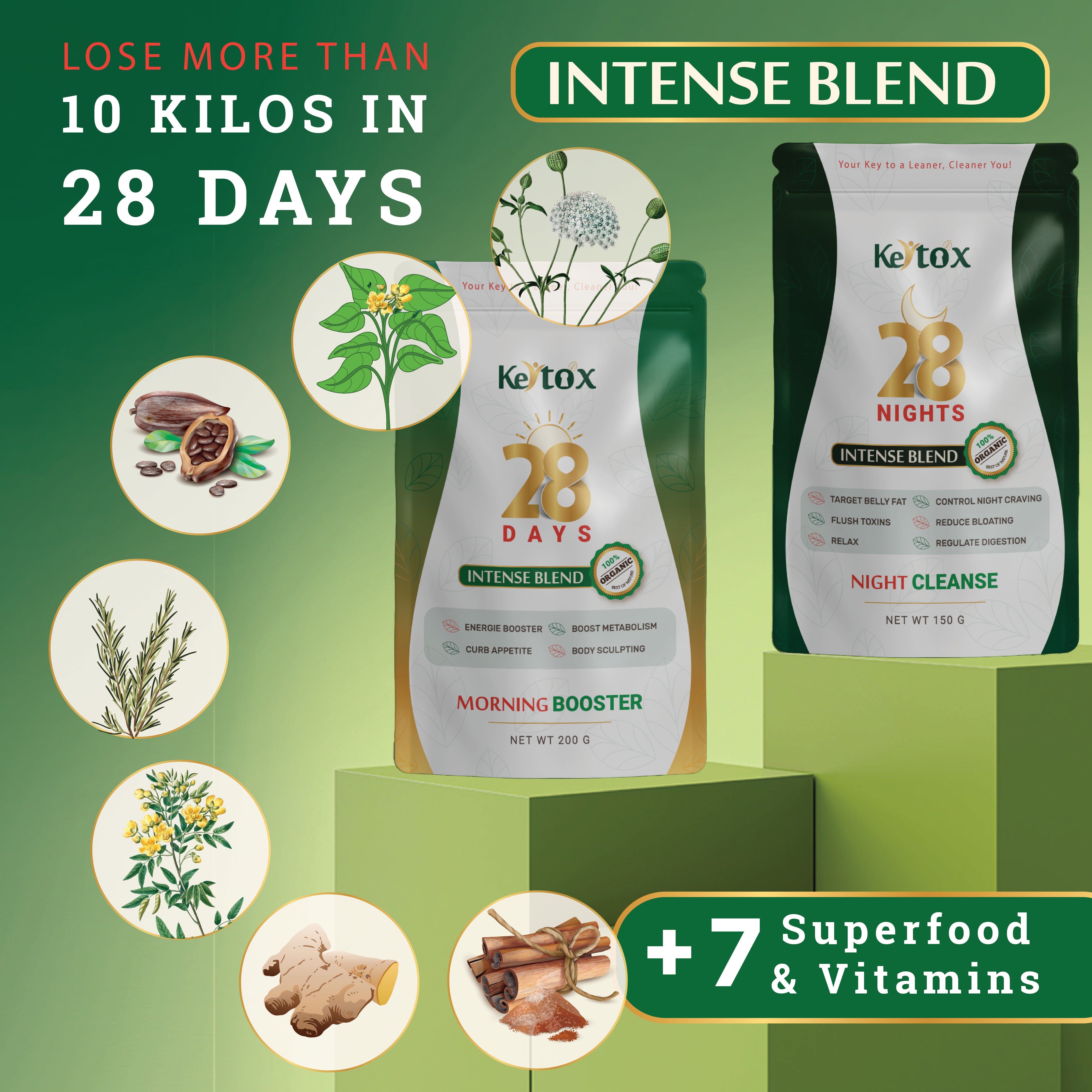 Keytox™️ Intense Blend : lose 10 to 15 kgs